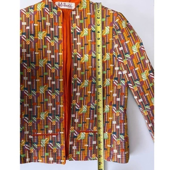 𝅺del Ann's Dallas Graphic Vintage 90's Blazer Size S - Picture 12 of 12